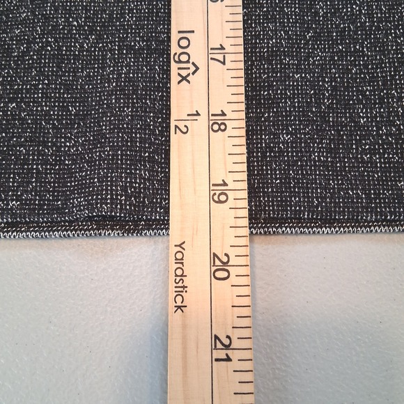 Theory Lioralee Prosecco Jacket Sz Large Gray Metallic Knit Asymmetric Zip Moto - Picture 12 of 12